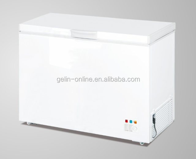 New Type Single Top Open Door Chest Freezer 172L Manual Defrost Commercial Use