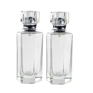luxury unique empty crystal decorative attar atomizer perfume bottle 25ml
