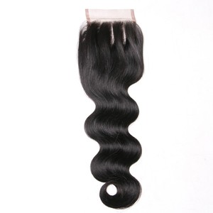 Virgen al por mayor pelo humano indio barato naturaleza color 360 LACE frontal cierre con bundles - Product Image 5