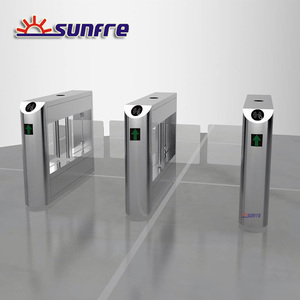 Kiểm Soát Truy Cập Swing Cửa Quay Barrier Gate Với Đầu Đọc Sinh Trắc Học - Product Image 4