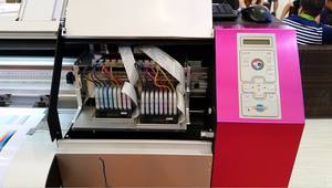 Continua 4 Color lona PVC plotter impresora de inyección de tinta máquina de impresión - Product Image 2