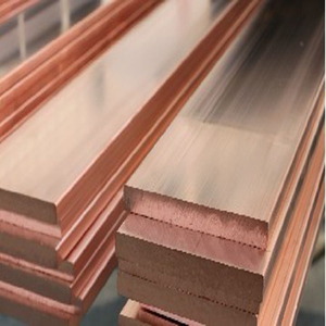 Barre plate de mise à la terre en cuivre à haute conductivité, prix d'usine par kg