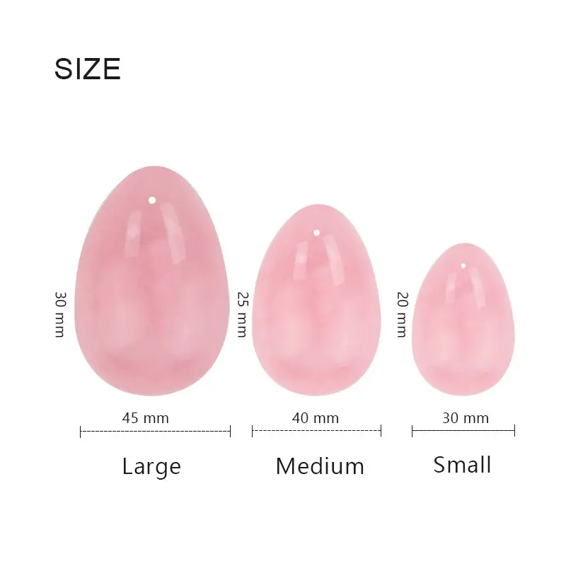 रत्न गुलाब क्वार्ट्ज जेड योनि अंडा क्रिस्टल योनि अंडे गुलाबी ग्रीन क्वार्ट्ज क्रिस्टल पत्थर