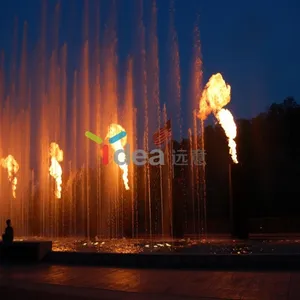 outdoor safe environmental fire flame water fountain