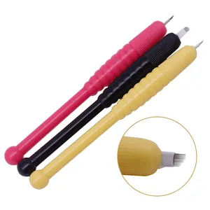 Einweg-Mikroblading-Stift Stickerei Dauerhafter Make-Up-Stift für Dauerhafte Make-Up-Tattoozubehör Mikroblading-Stift