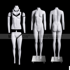 GH12s U 넥 여성 유령 마네킹 유리 섬유 유리 자석 사진 작가를위한 보이지 않는 유령 마네킹 - Product Image 4