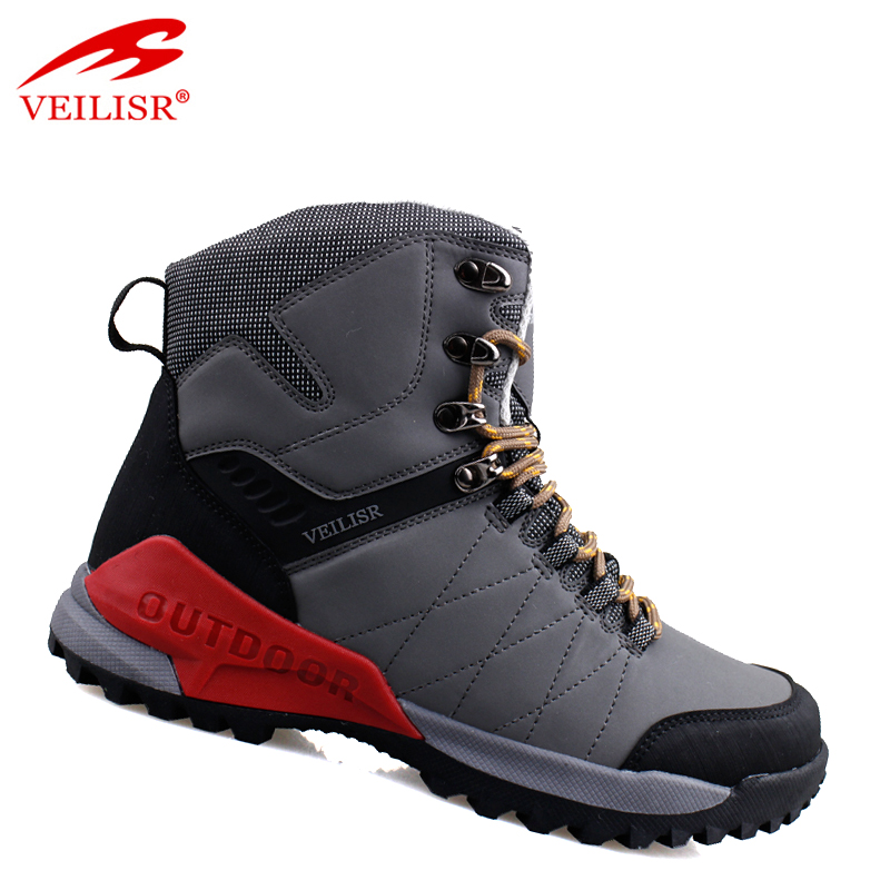 Мужские водонепроницаемые походные ботинки из ПУ кожи