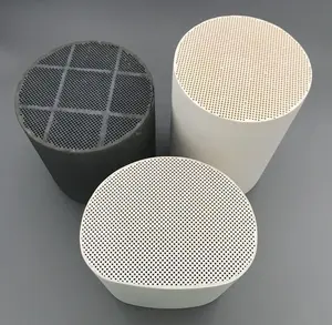 Auto Engine Parts Wholesale Diesel Circular Honeycomb Ceramic Particulate Filter for Crude Oil Cars