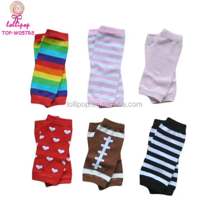 Wholesale RTS NEWBORN SIZE Leg Warmers Knitted Stripes Pattern Infant & Toddler Age Newborn Baby Leg Warmers