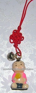 Figurine de poupée vietnamienne en résine artificielle la plus vendue, mascotte pour la décoration intérieure et accessoires de porte-clés - Style vietnamien - Product Image 4