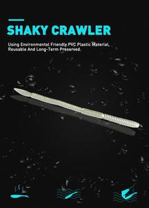 Appât artificiel souple en plastique pour la pêche, leurre pour attraper des poissons, matériel pour pêcher les bars et les truites, personnalisable, 10 pièces, 5g - Product Image 2