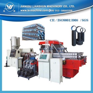 Đường Kính Lớn (Đường Kính) Hollowness Tường HDPE Quanh Co Ống Nhựa Thoát Nước Thải Ống Máy Làm/Đùn Dây Chuyền Sản Xuất - Product Image 3