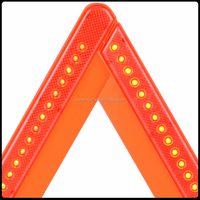Panneau de commerce PMMA de voiture, fabricant chinois, accessoire de voiture, ampoule led, signalisation en triangle pour la sécurité sur route
