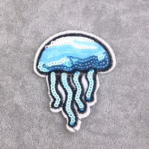 Gói sắt trên thêu Motif đính long lanh sequin trang trí các bản <span class=keywords><strong>v</strong></span>á lỗi DIY may trên <span class=keywords><strong>v</strong></span>á cho quần jean, quần áo - Product Image 4