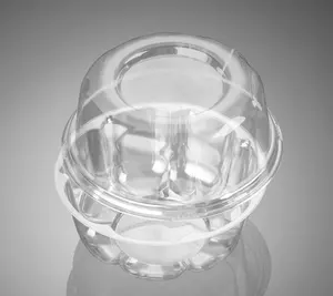PET塑料一次性透明圆形蛋糕容器