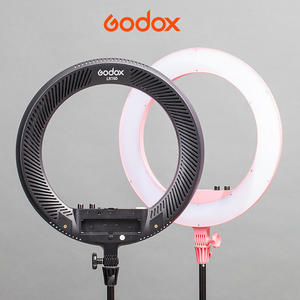 Lampe annulaire LED Godox <span class=keywords><strong>LR160</strong></span> 18W 3300K-8000K Température de couleur réglable Écran LCD pour diffusion en direct Maquillage Lumière LED - Product Image 2