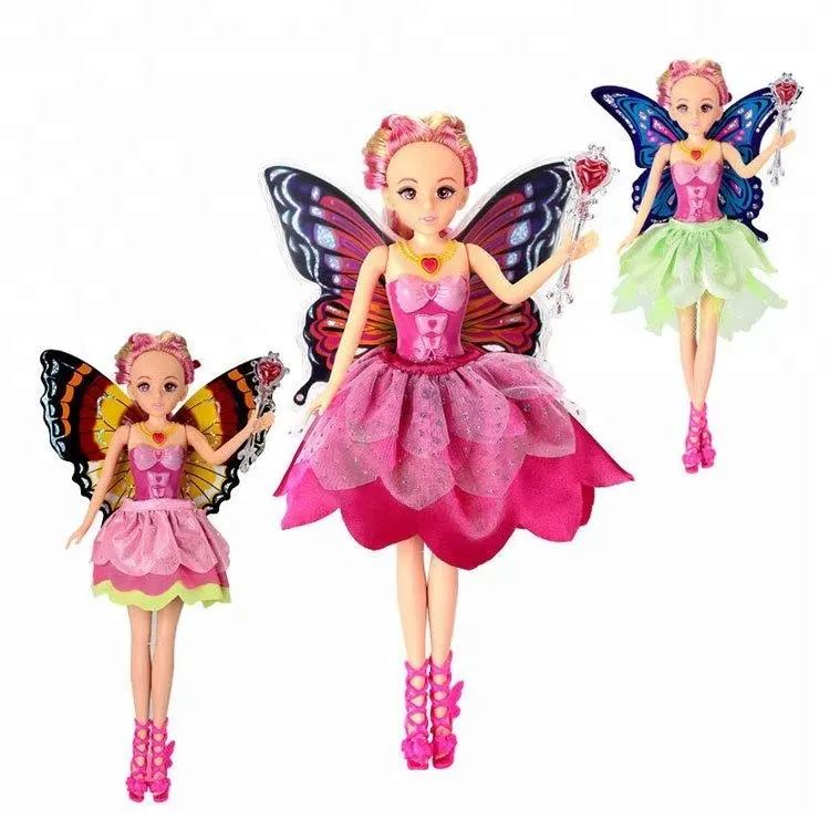 クリスマスギフト翼のある美しい夢の蝶の空飛ぶ人形