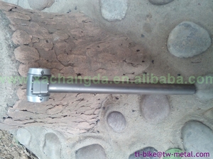 Titanium poste del asiento de bicicleta de carretera marco o bicicleta de montaña de 27.2 31.6 o 31.8 - Product Image 2