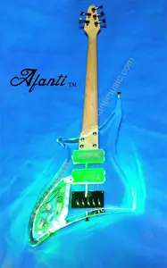 Afanti Acrylic LED Ánh Sáng Guitar Điện (AAG-023)