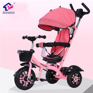 Child Tricycle <strong>Baby</strong> Ride-On <strong>Stroller</strong>/New Pink <strong>Trike</strong> Swing 4-In-1 Kids Tricycle - Product Image 3