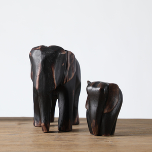 Arte de la resina, decoración personalizada de la familia adornos elefante indio estatuas - Product Image 1
