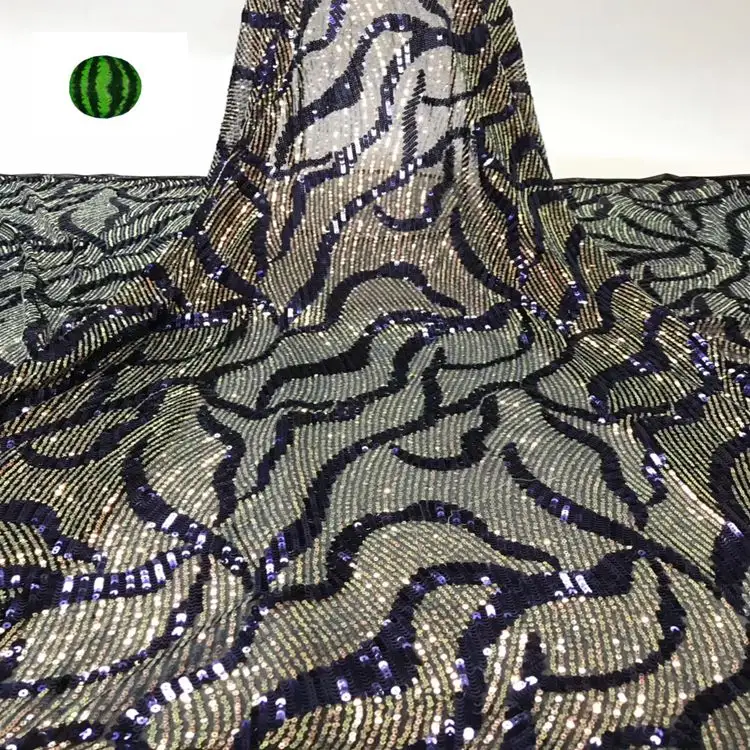 2020 New arrivals tulle mesh stock african embroidery lace fabric mesh in dubai