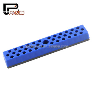 36 Hole Magnetic Bits Organizer Tray Holder with 1 Hole 1/4" Dr. Socket Adapter Plastic Organizer