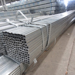 गर्म डूबा वेल्डेड आयताकार गैर माध्यमिक 12 गेज ट्यूब स्टील जस्ती - Product Image 3