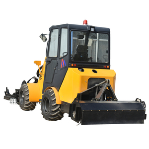 Sisi Boom Memukul Mesin Pemotong Wheel <span class=keywords><strong>Loader</strong></span> dengan Telescopic Boom untuk Kota Bekerja - Product Image 4
