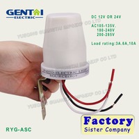 Interruptor de sensor de Fotocélula de fotocontrol con enchufe de bloqueo giratorio de alta calidad para lámpara exterior 105-305VAC