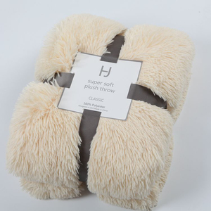 Siêu Mềm 100% Polyester Sang Trọng Dài Tóc Chồn Lông Cừu Chăn Faux Lông Thú Chăn - Product Image 2