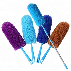 <span class=keywords><strong>Plumeau</strong></span> en <span class=keywords><strong>microfibre</strong></span> <span class=keywords><strong>lavable</strong></span> de 58 cm avec manche flexible et extensible pour le nettoyage des ventilateurs, claviers, plafonds et de la maison - Product Image 3