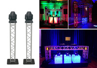 2 metros de luz de aluminio cercha pantalla para Dj cabeza Totem Truss