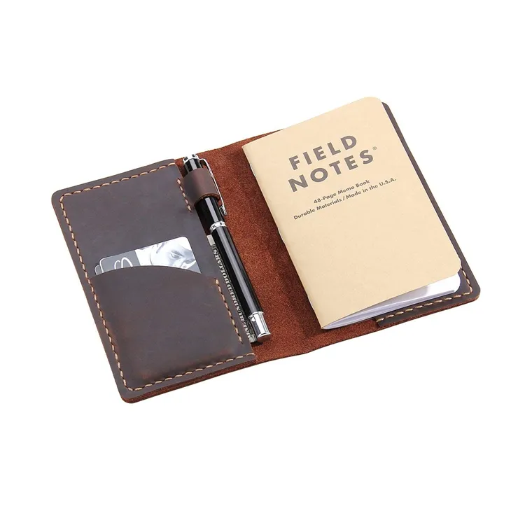 Handmade Vintage Kulit Perjalanan Jurnal Kustom Lem Notebook Lapangan Notepad Daily Planner Organizer Notebook Bisnis