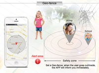 RF-V28 Dispositivo de Rastreo GPS Personal Antipérdida con Comunicación Bidireccional y Llamada SOS para Niños, Ancianos y Vehículos