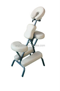 Silla de Masaje de Marca de Fábrica al por Mayor, Portátil, Plegable, de Aluminio Negro, para Salón de Belleza, con Soporte Facial - Product Image 3