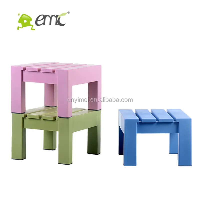 wholesale stackable plastic kids and baby chair without arms