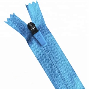 3 # Reverse Dây Kéo Nylon Vô Hình Với Bán Tự Động Khóa Trượt Cao Su Puller - Product Image 1