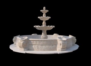 Grandes fontaines d'eau extérieures sculptées à la main/fontaine de marbre - Product Image 5