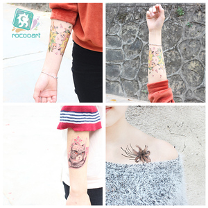 Impermeabile moda temporanea Dreamcatcher tatuaggio falso manica del braccio tatuaggi Design per uomo e donna borsa sigillata o personalizzata - Product Image 5