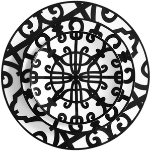 Fine Bone china platos de cerámica <span class=keywords><strong>set</strong></span> <span class=keywords><strong>vajilla</strong></span> de oro para la boda - Product Image 5