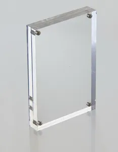 Hersteller Professional Kunden Magnetische Platz Klar Acryl Foto Rahmen 5x7