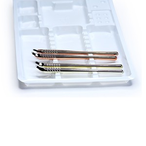 プラスチックとステンレス鋼製のOEM使い捨て眉マイクロブレード工具人間工学的ローズゴールドライトゴールドタトゥーペン - Product Image 6