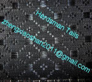 Il vecchio tessitore per 23-27 "ampio colore nero tessuto naturale capelli di cavallo con Jacquard e Design semplice - Product Image 3