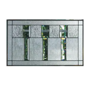 Latdst architectural door stained glass decorative frame