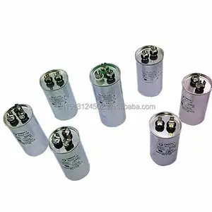 HVAC AC Capacitor Aluminum AC Motor run dual Capacitor for cbb65