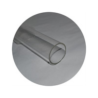 Akrilik Şeffaf yuvarlak tüpler OD35x2x1000mm Ekstrüde PMMA Boru Ev Dekorasyon Perspex Şeffaf Su Akvaryum Boru Lucite