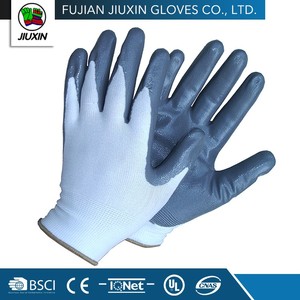 Blue Multi-purpose protect fingers nitrile coated glove de <span class=keywords><strong>Seguridad</strong></span> - Product Image 2