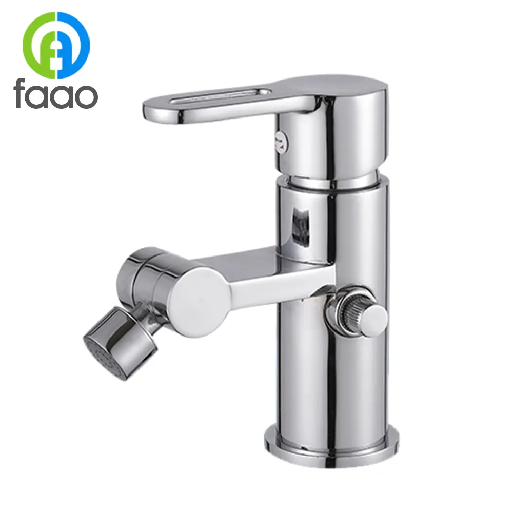 FAAO New Design Single Handle Brass Bidet Faucet Mixer