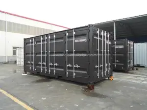 China fabricação 20ft 40ft lado inteiro aberto recipiente de envio